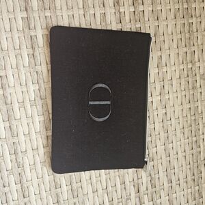 Dior Black Zippered Cosmestic Bag